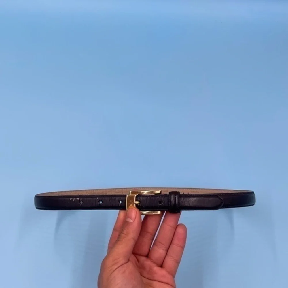 Vtg 90’s Skinny Leather Liz Claiborne Belt
